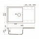 Кухонная мойка OMOIKIRI DAISEN 86 Artgranit