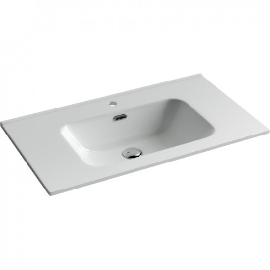 Раковина Sancos Element 81 см прямоугольная белая CN7005