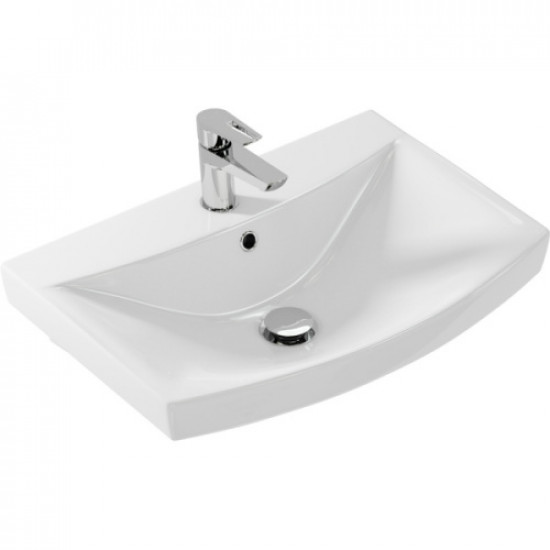 Раковина Cersanit Carina 60 см белая S-UM-CAR60/1-w
