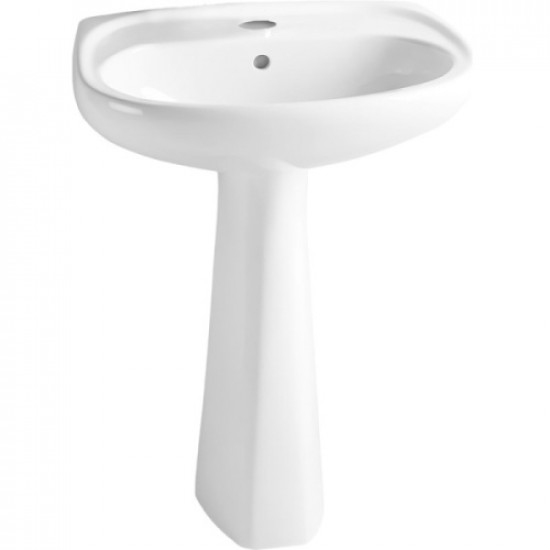 Раковина VitrA Normus 55 см с пьедесталом 9600B003-7650