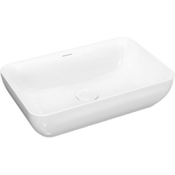 Раковина Kerama Marazzi Plaza 55 см белая глянцевая PLR.wb.55