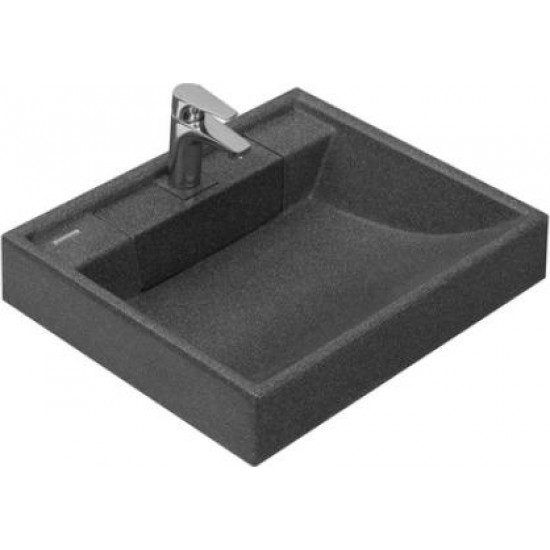 Раковина над стиральной машиной Акватон Рейн 60 см графит 1A72103KRW210