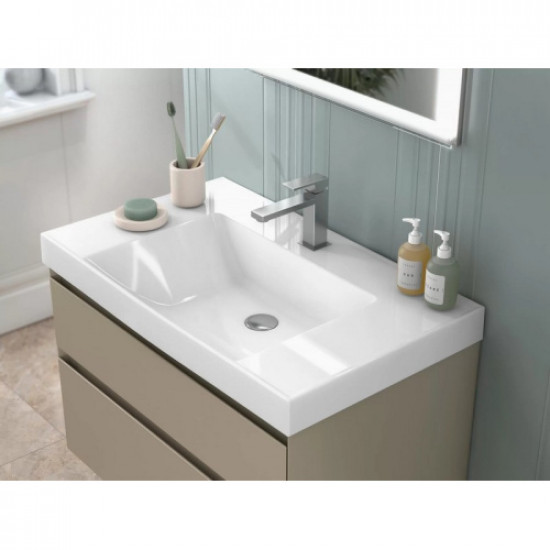 Раковина Kerama Marazzi Cubo 80 см с крепежом CU.wb.80