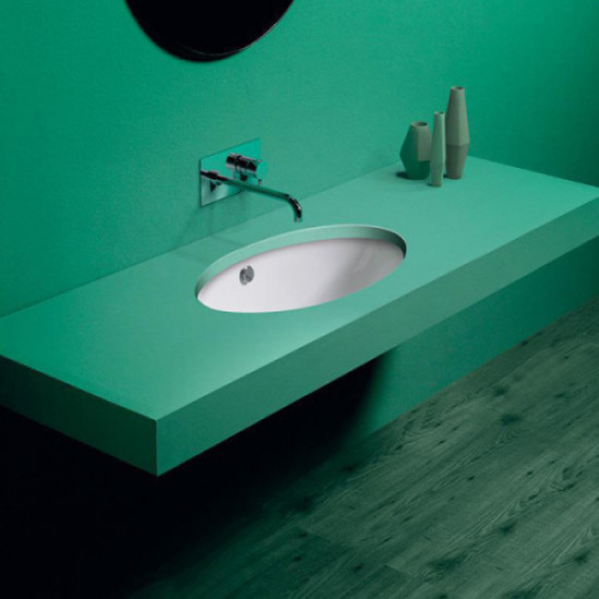 Раковина Simas Lft Spazio 66 см встраиваемая, белая LFT 74 BI