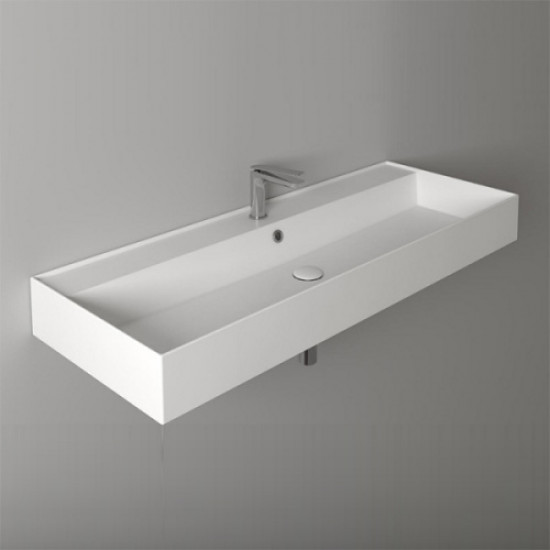 Раковина Simas Agile 121 см с 1 отверстием под смеситель AG121 bi*1