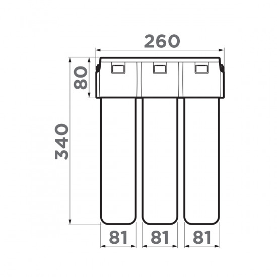 Комплект OMOIKIRI Cмеситель Nagano + фильтр питьевой воды Pure Drop Lite