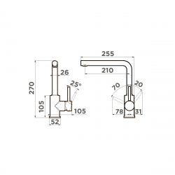 Кухонный смеситель OMOIKIRI NAKAGAWA