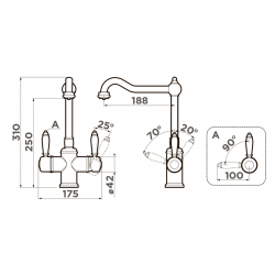 Кухонный смеситель OMOIKIRI TOTTORI