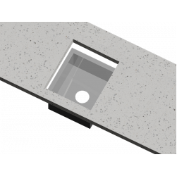 Подклейка мойки снизу