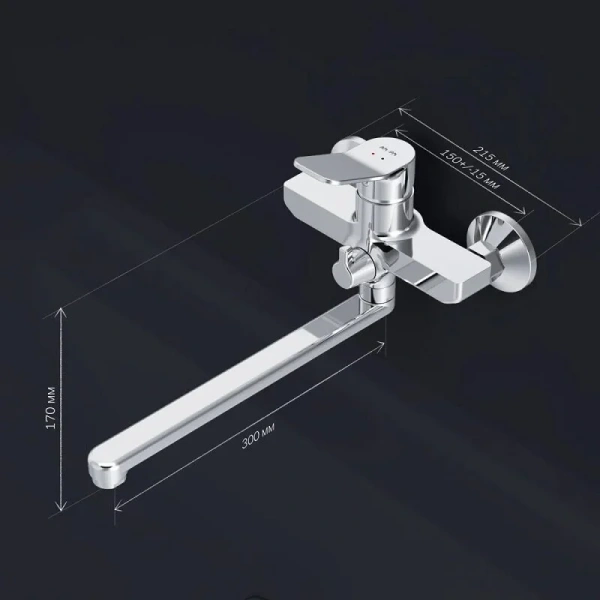 Смеситель для ванны Am.Pm X-Joy хром F85A90000