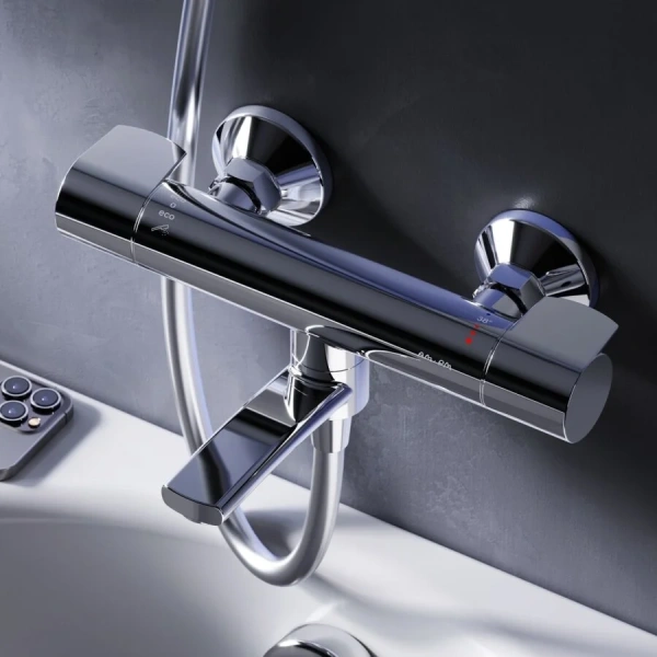 Смеситель для ванны Am.Pm X-Joy термостат хром F85A50000