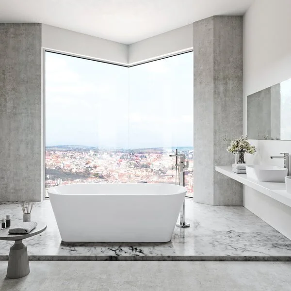 Смеситель для ванны Ravak Chrome напольный X070101