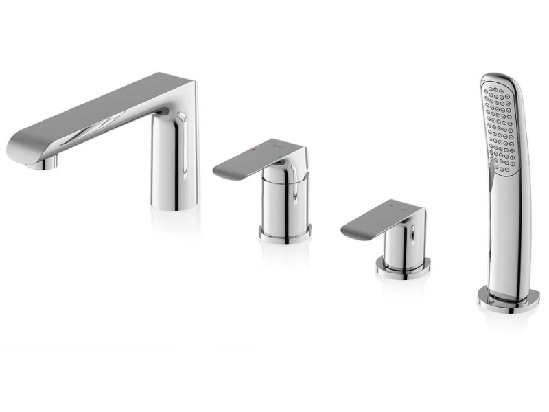 Смеситель для ванны Ravak Flat врезной X070120