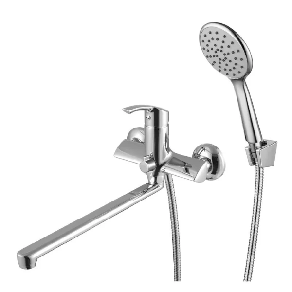 Смеситель для ванны Lemark Plus Strike с плоским изливом LM1151C