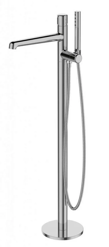 Смеситель для ванны BelBagno Uno напольный, хром UNO-FMT-CRM