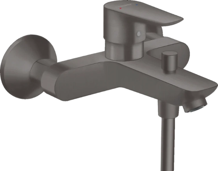 Смеситель для ванны Hansgrohe Talis E шлифованный черный хром 71740340